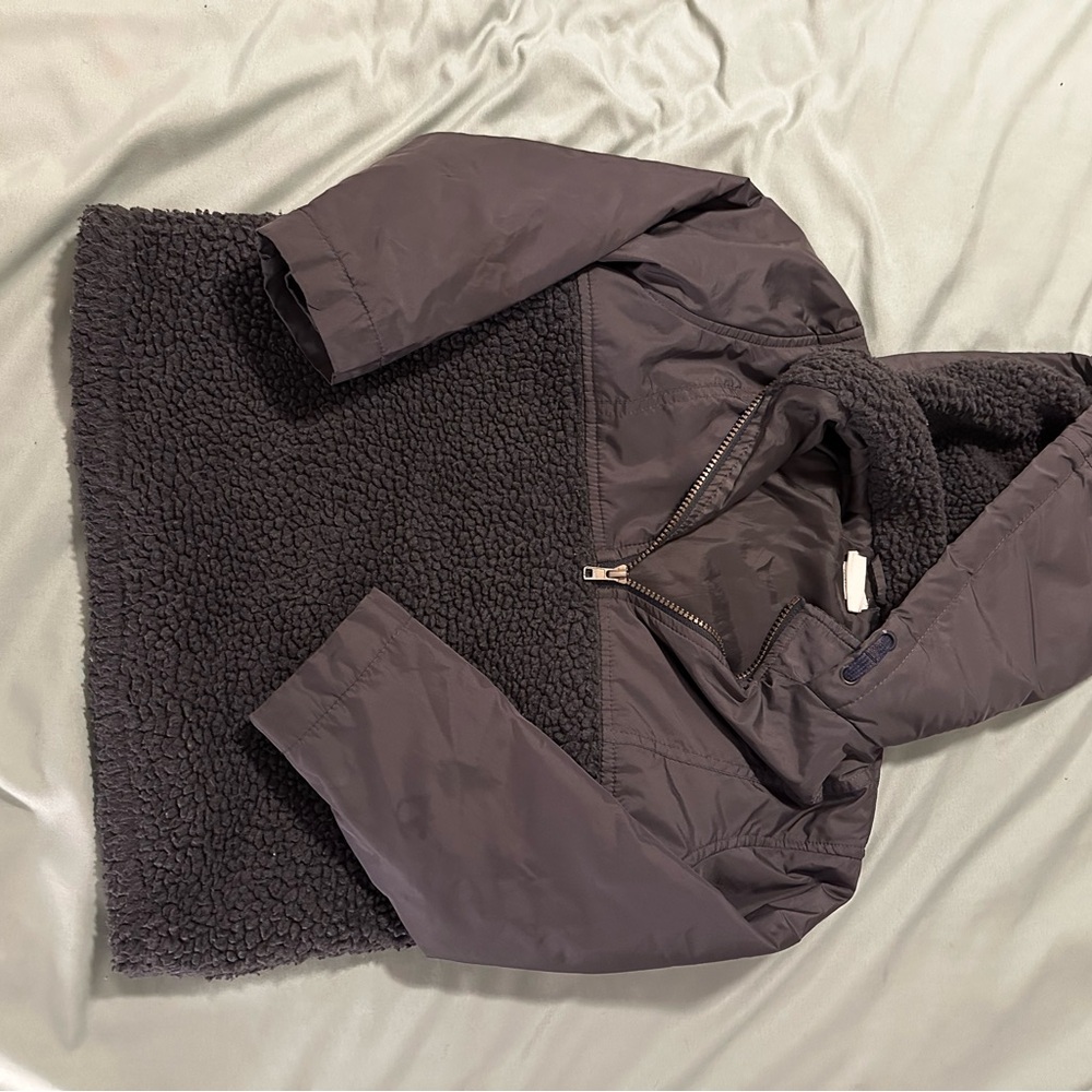 Kids’ Black Hooded Jacket